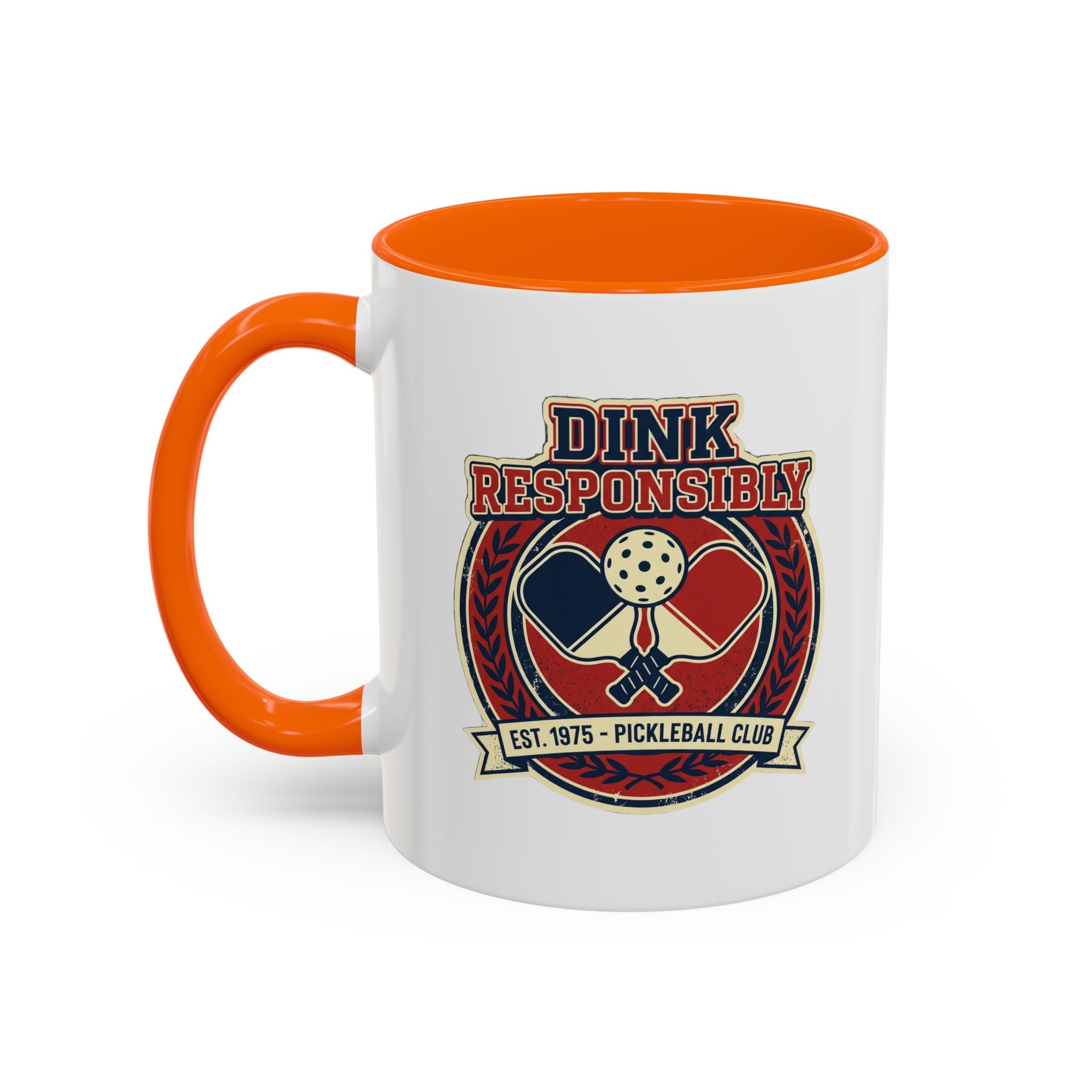 Funny Pickleball Coffee Mug - "Dink Responsibly" Accent Mug
