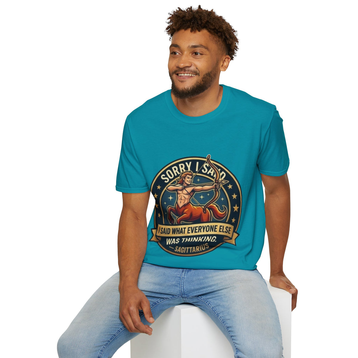 Sagittarius T-Shirt "Sorry I Said What Everyone Else Was Thinking" – Zodiac Archer Graphic Tee