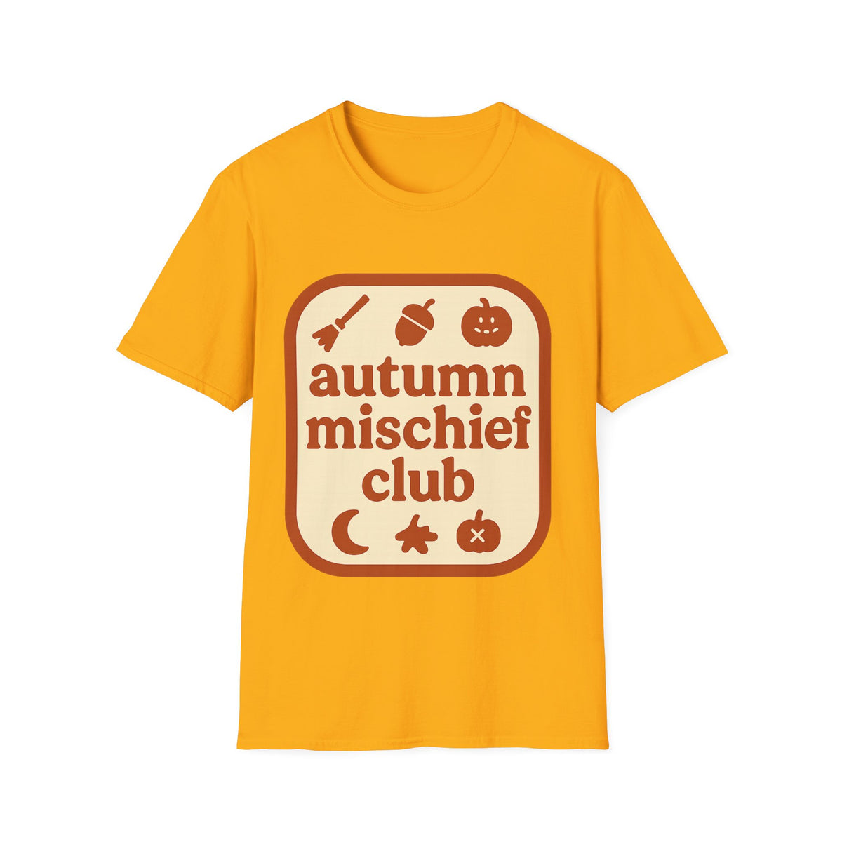 Autumn Mischief Club T-Shirt — Cozy Fall Graphic Tee - Trending Now - August 2026