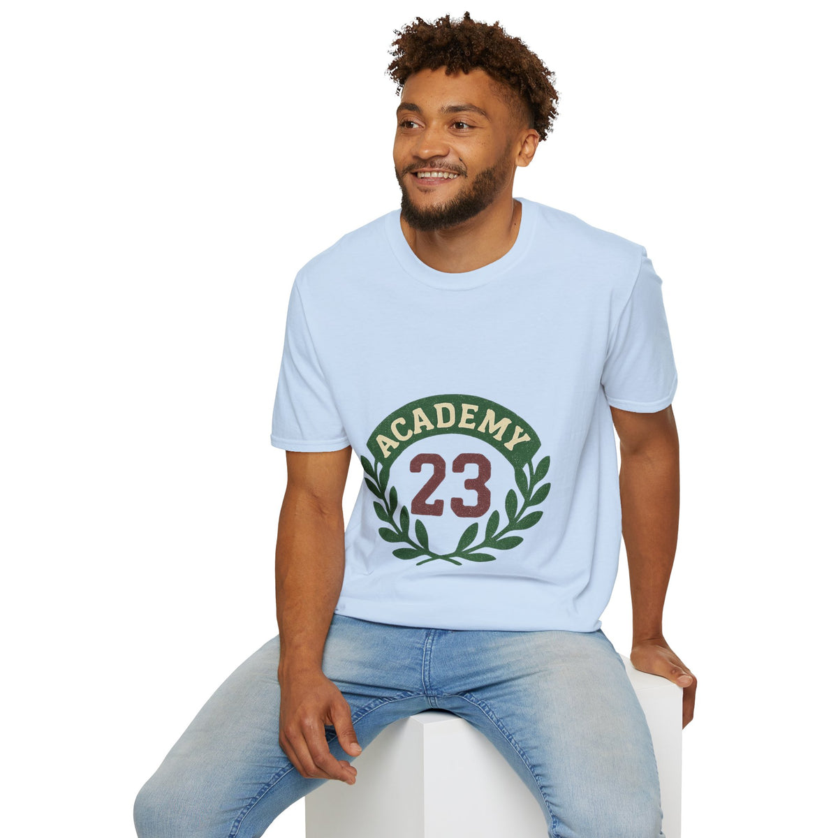 Academy 23 Badge T-Shirt — Vintage Laurel Emblem Tee - Trending Now - August 2026