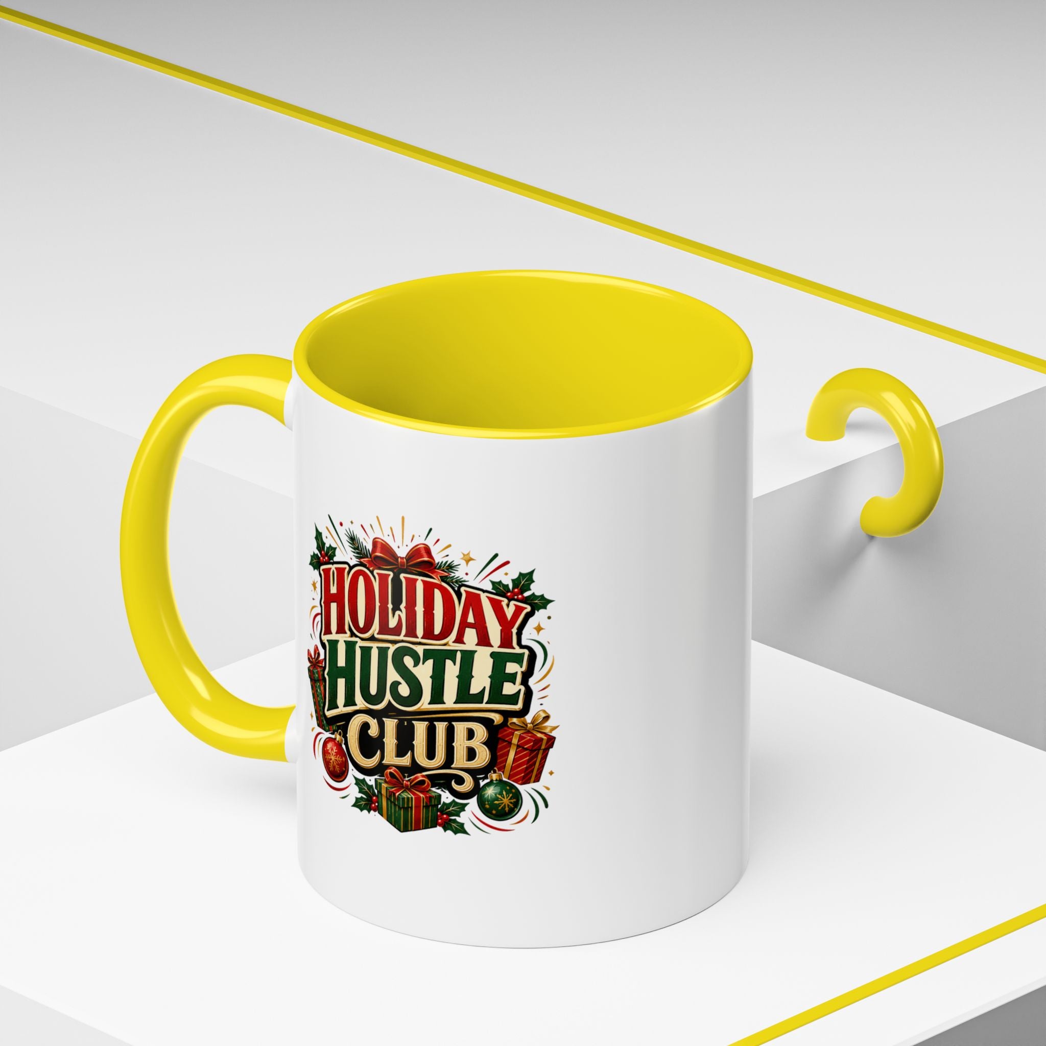 Accent Coffee Mug Holiday Hustle Club
