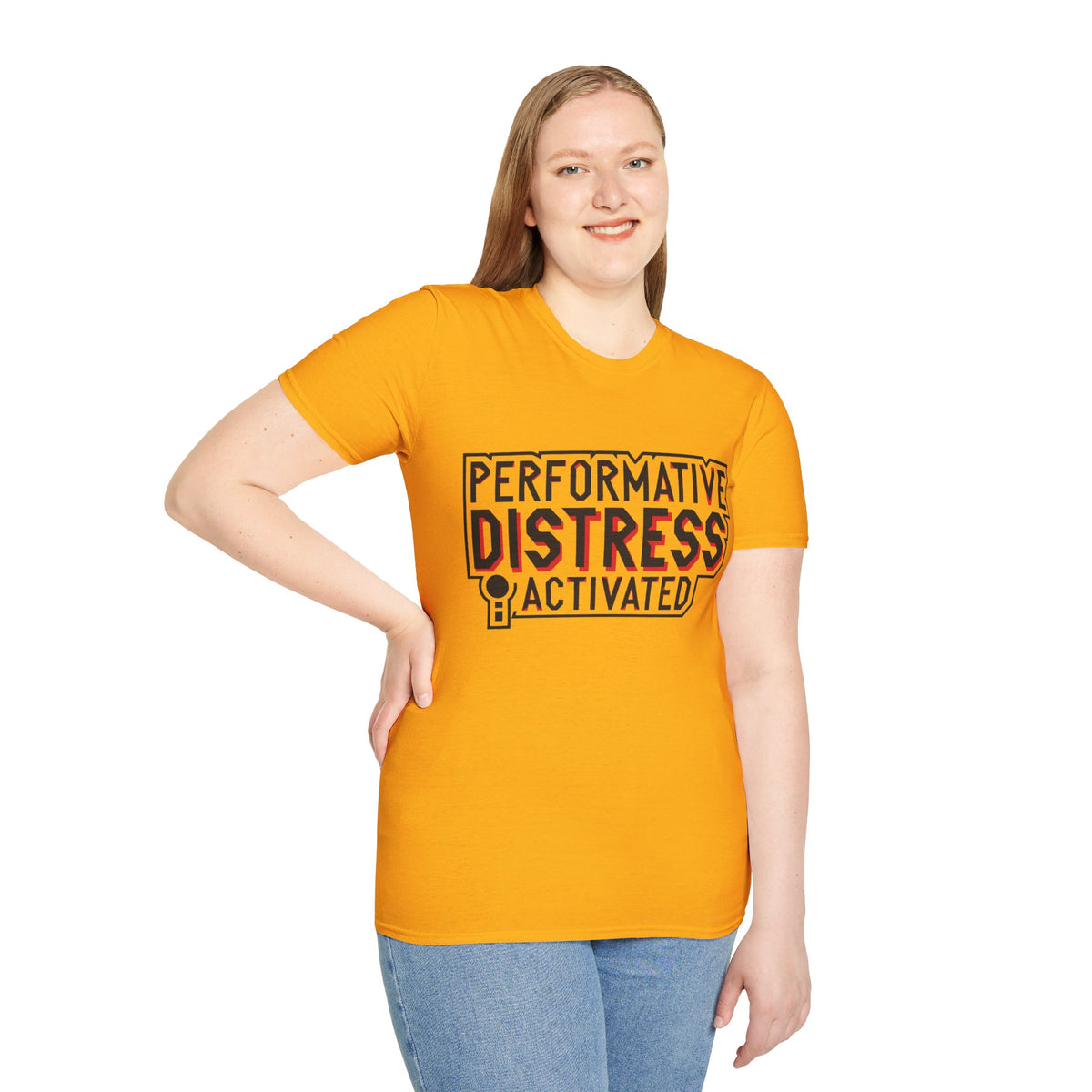 Performative Distress Activated T-Shirt - Trending Now - August 2026