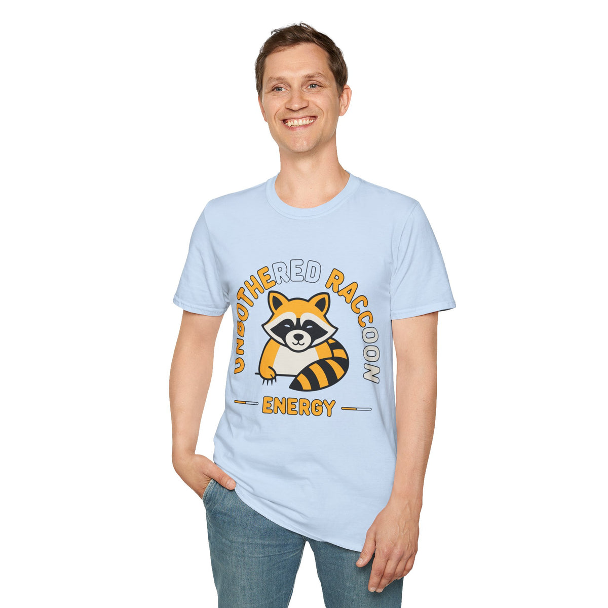 Unbothered Raccoon T-Shirt — Cute Relaxed Graphic Tee ("Unbothered Raccoon Energy") - Trending Now - August 2026