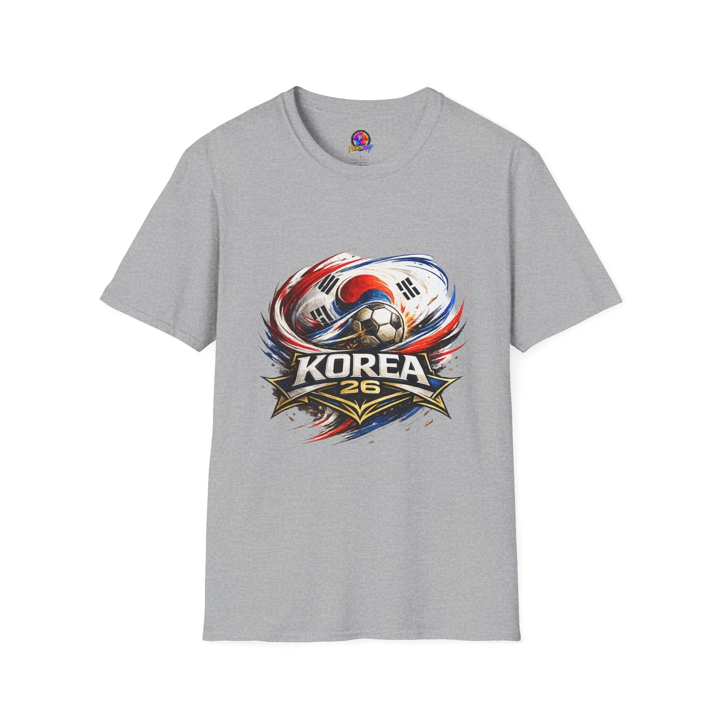 Korea Soccer T‑Shirt — Korea Football Crest Tee