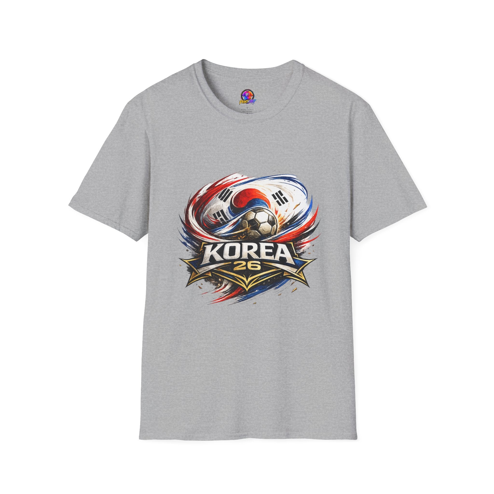 Korea Soccer T‑Shirt — Korea Football Crest Tee