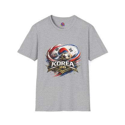 Korea Soccer T‑Shirt — Korea Football Crest Tee