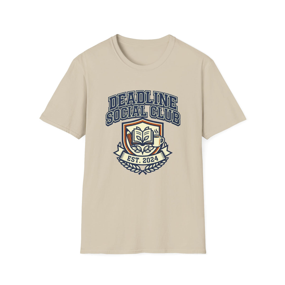 Deadline Social Club T-Shirt — Retro Collegiate Badge Tee - Trending Now - August 2026