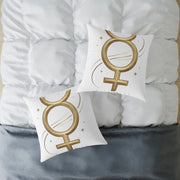 Astrological Virgo Zodiac Sign Square Poly Canvas Pillow
