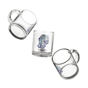 Pisces Glass Mug — "Currently Lost in a Daydream" Zodiac Coffee Cup