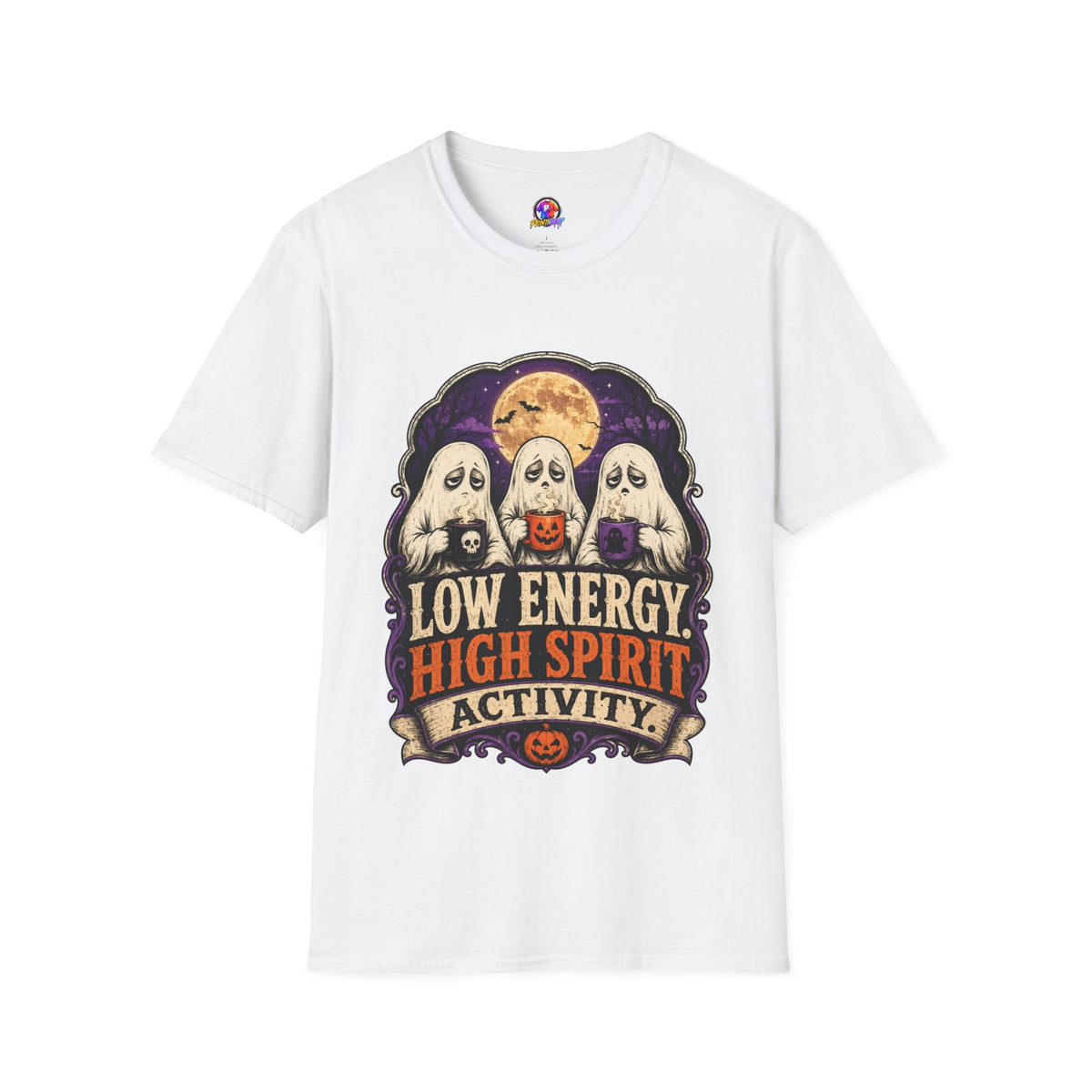 Halloween Low Energy High Spirit Unisex Softstyle T-Shirt