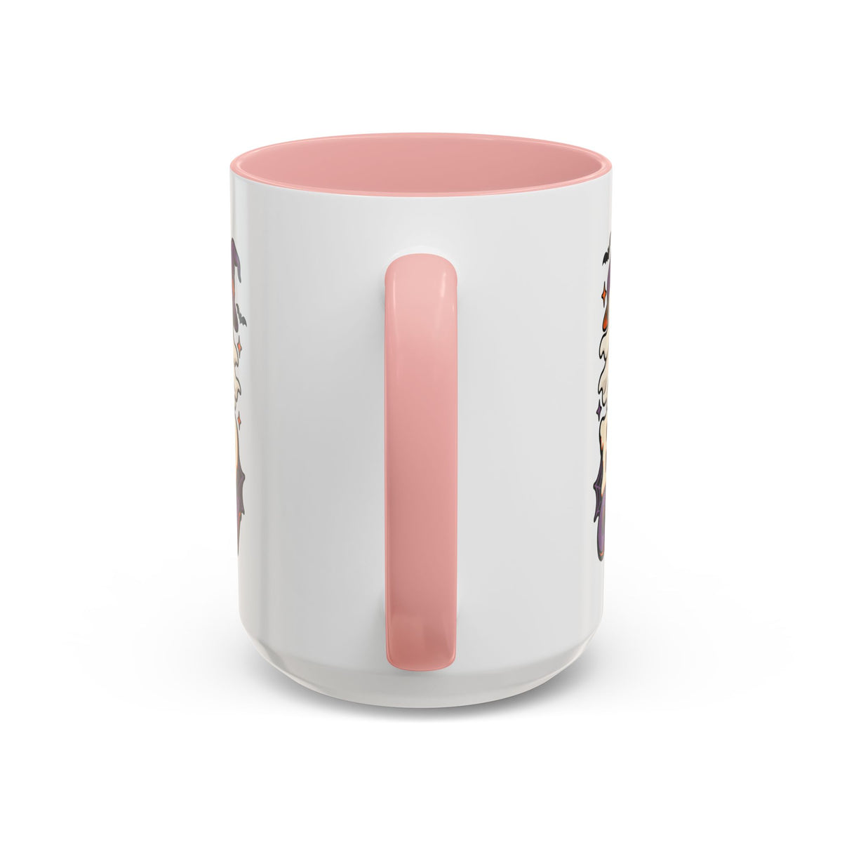 Boo Crew Halloween Accent Coffee Mug — Cute Ghosts & Jack-O'-Lantern Design (11/15 oz)