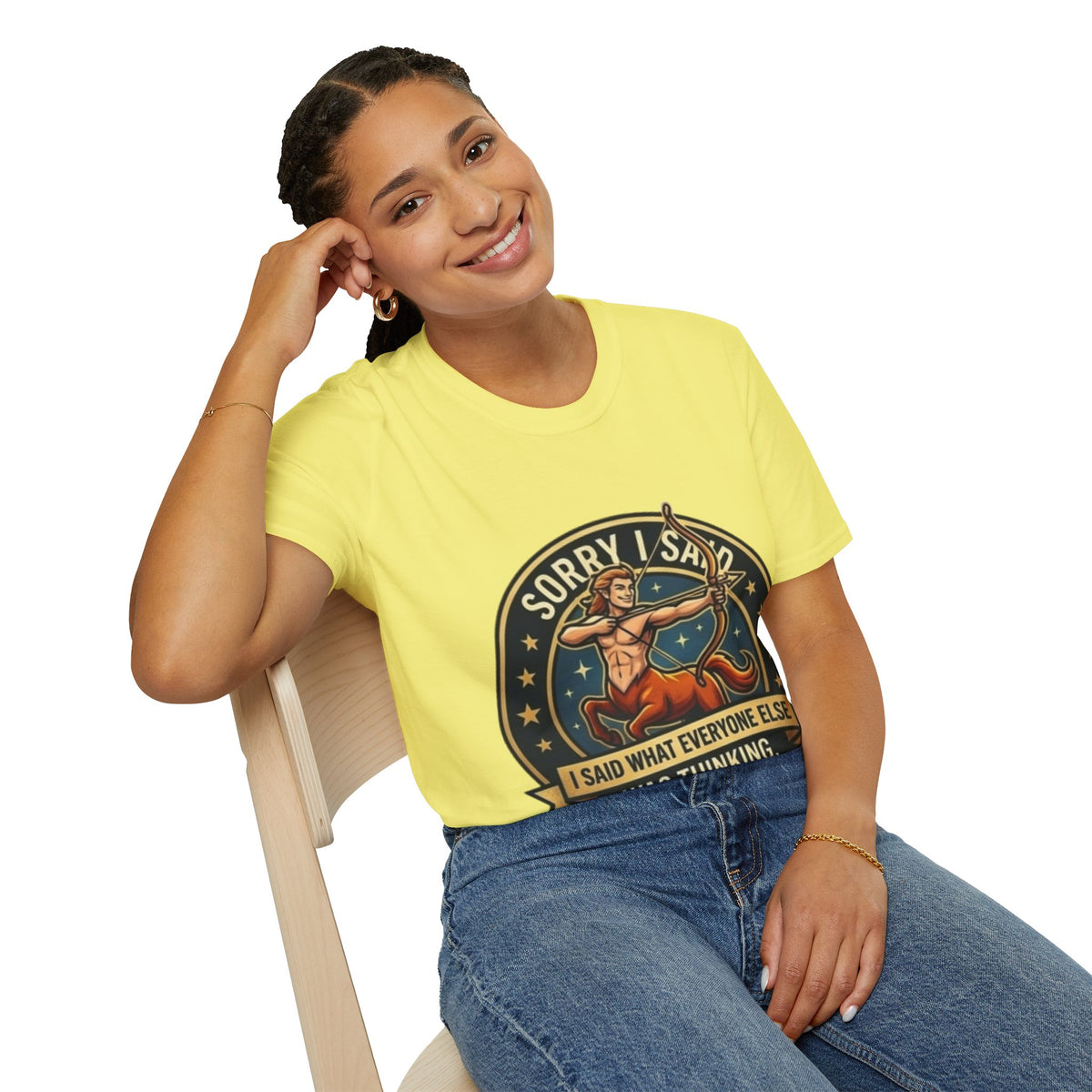 Sagittarius T-Shirt "Sorry I Said What Everyone Else Was Thinking" – Zodiac Archer Graphic Tee