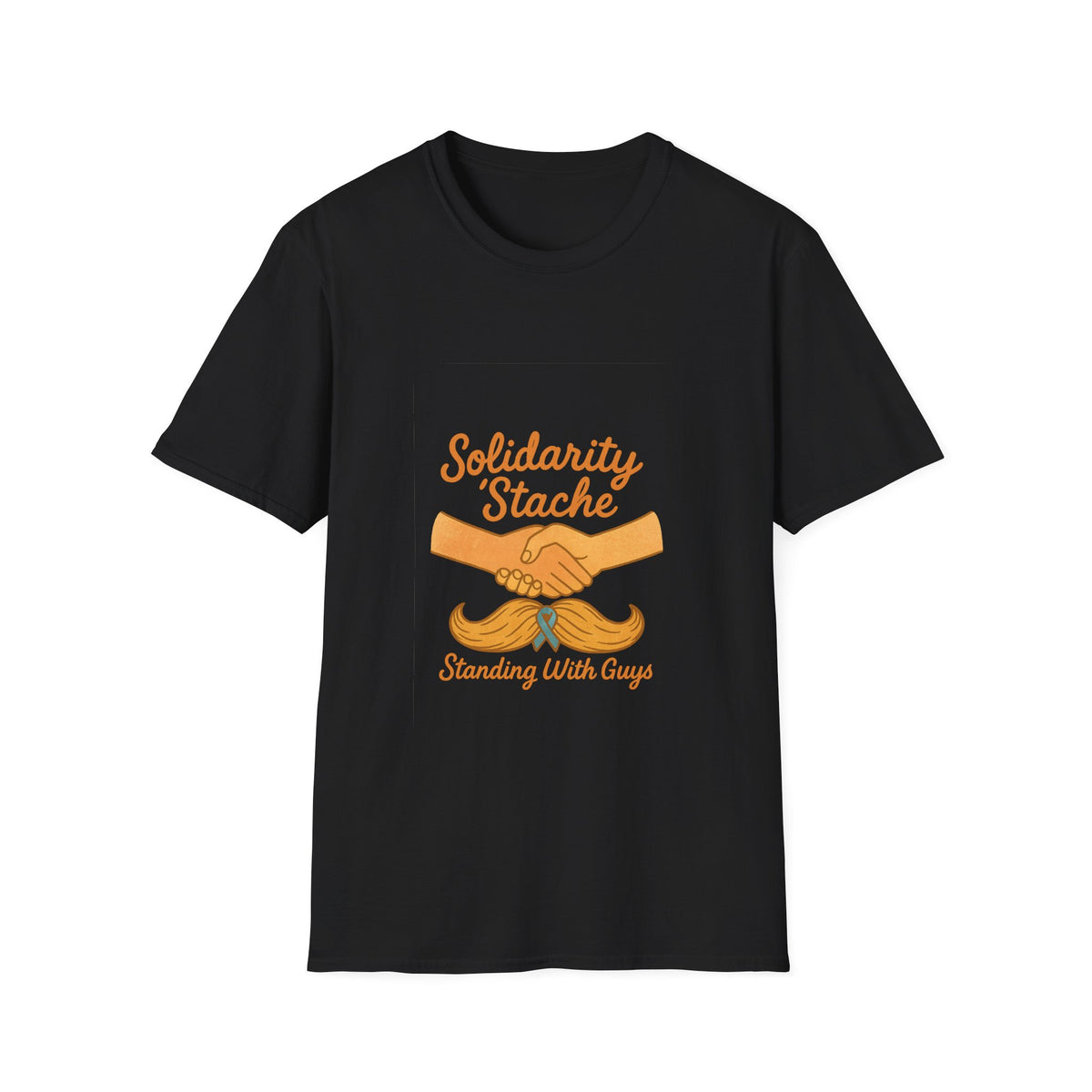 T-Shirt — Solidarity Stache Orange Mustache Graphic (Movember Support) - Trending Now - October 2026