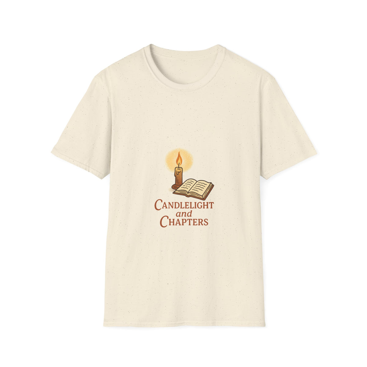 Candlelight and Chapters T-Shirt — Cozy Reading Booklover Tee - Trending Now - October 2026