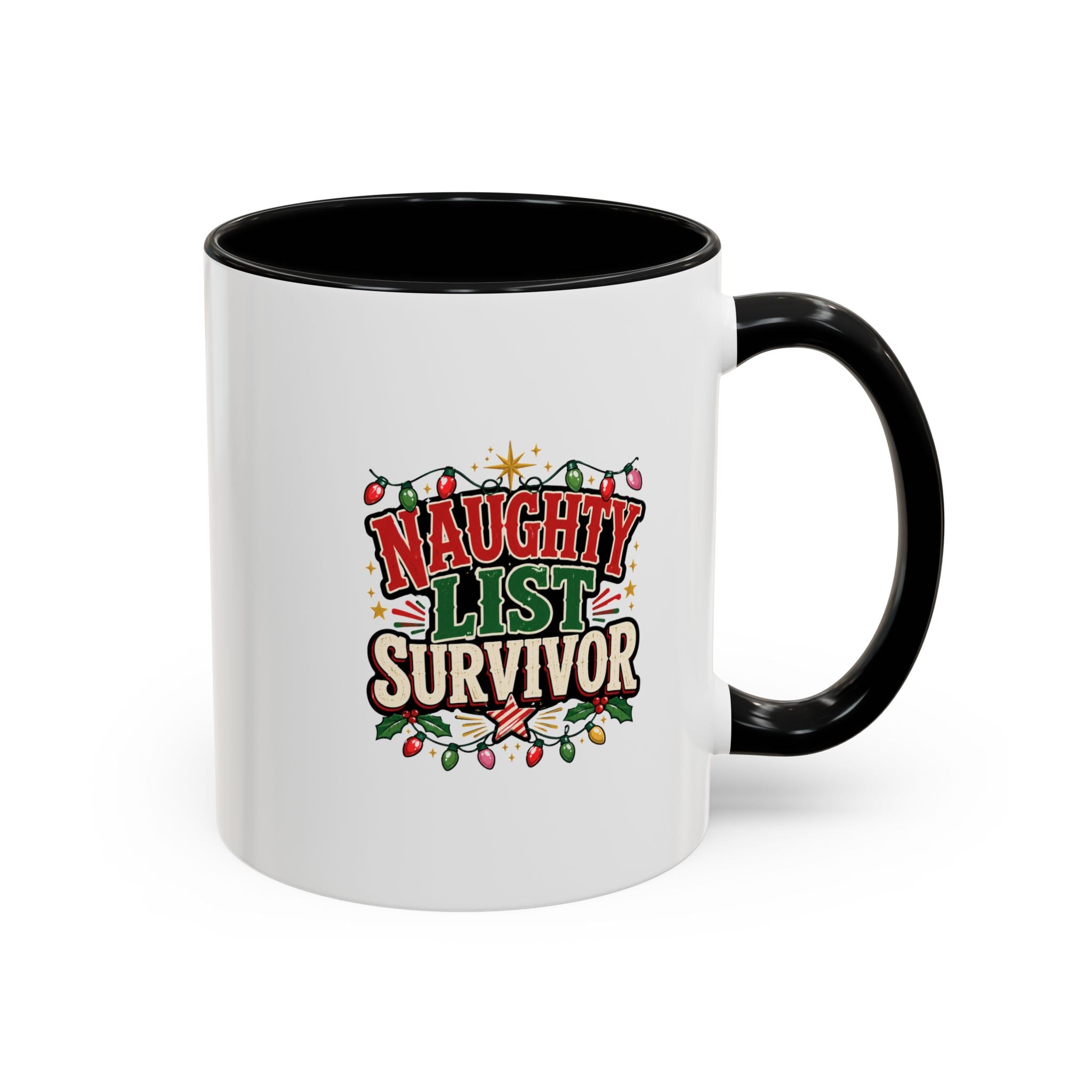 Accent Coffee Mug Naughty List Survivor