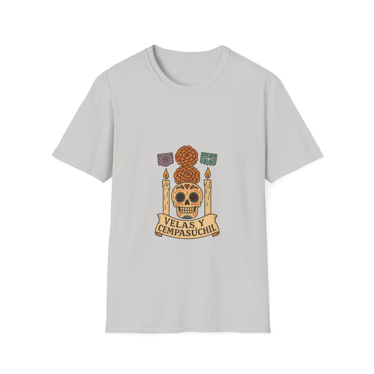 Day of the Dead Sugar Skull T-Shirt - Día de los Muertos Floral Skull Tee - Trending Now - October 2026