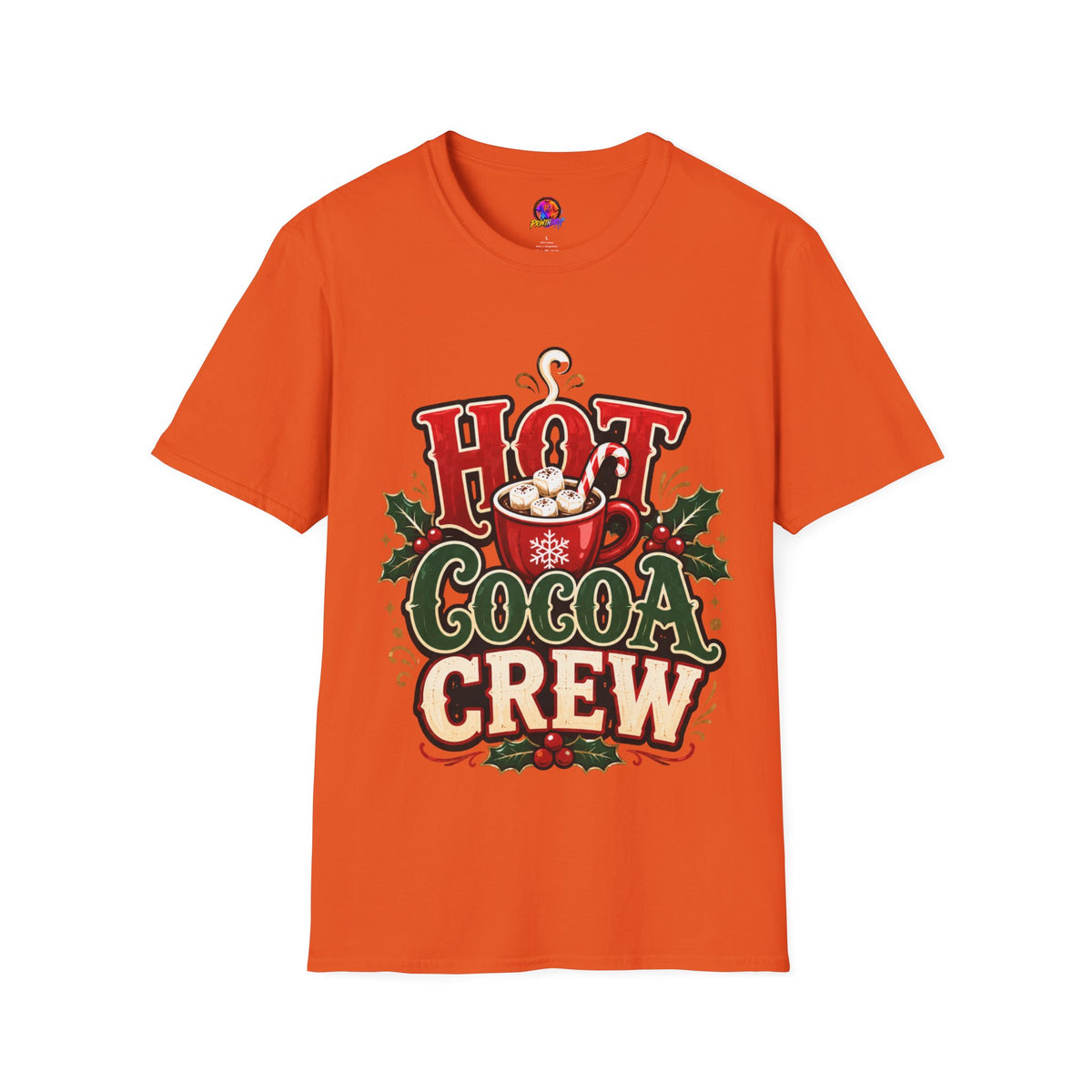 Hot Cocoa Crew T‑Shirt — Cozy Holiday Hot Chocolate Graphic Tee