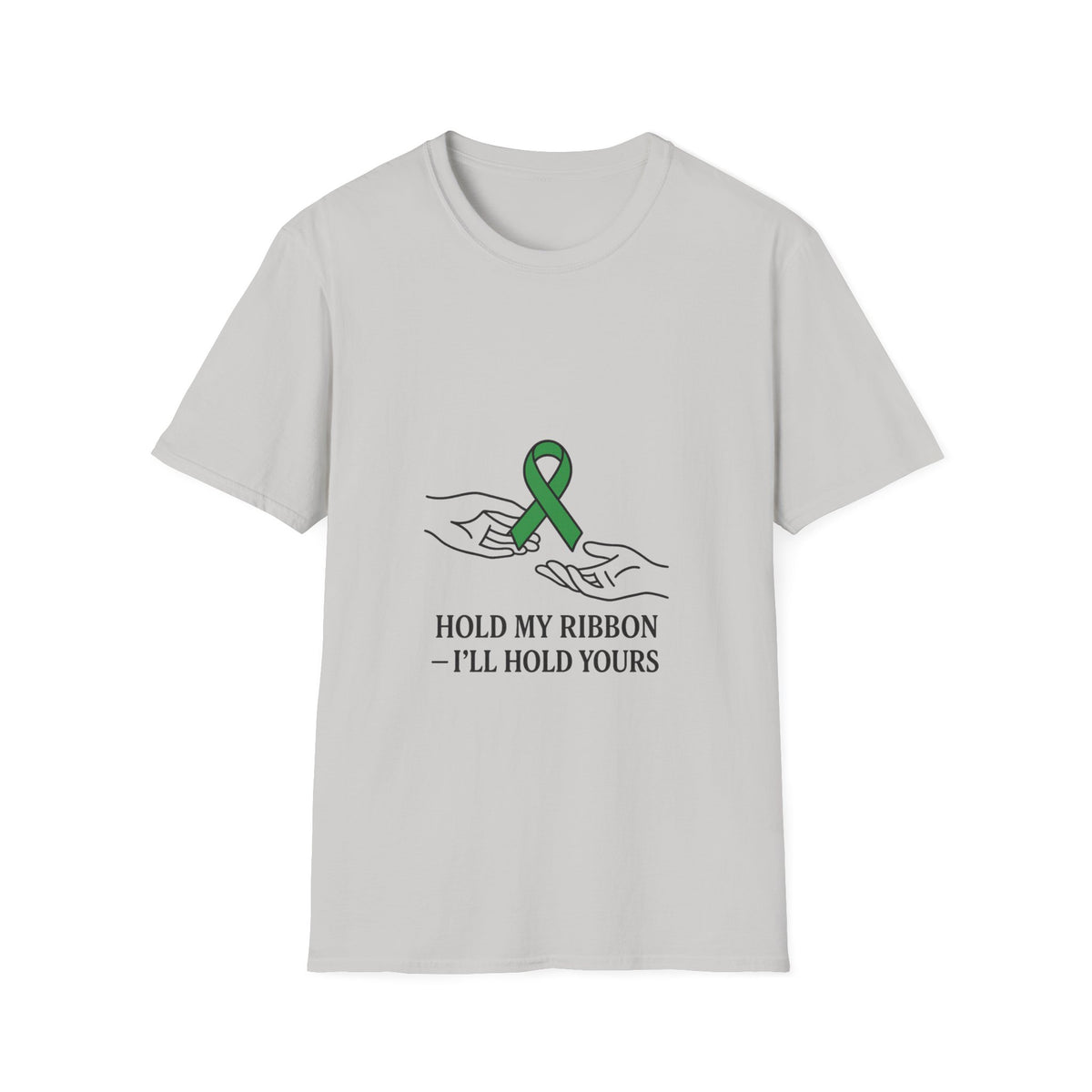 Awareness Ribbon Tee — "Hold My Ribbon, I'll Hold Yours" - Trending Now - October 2026