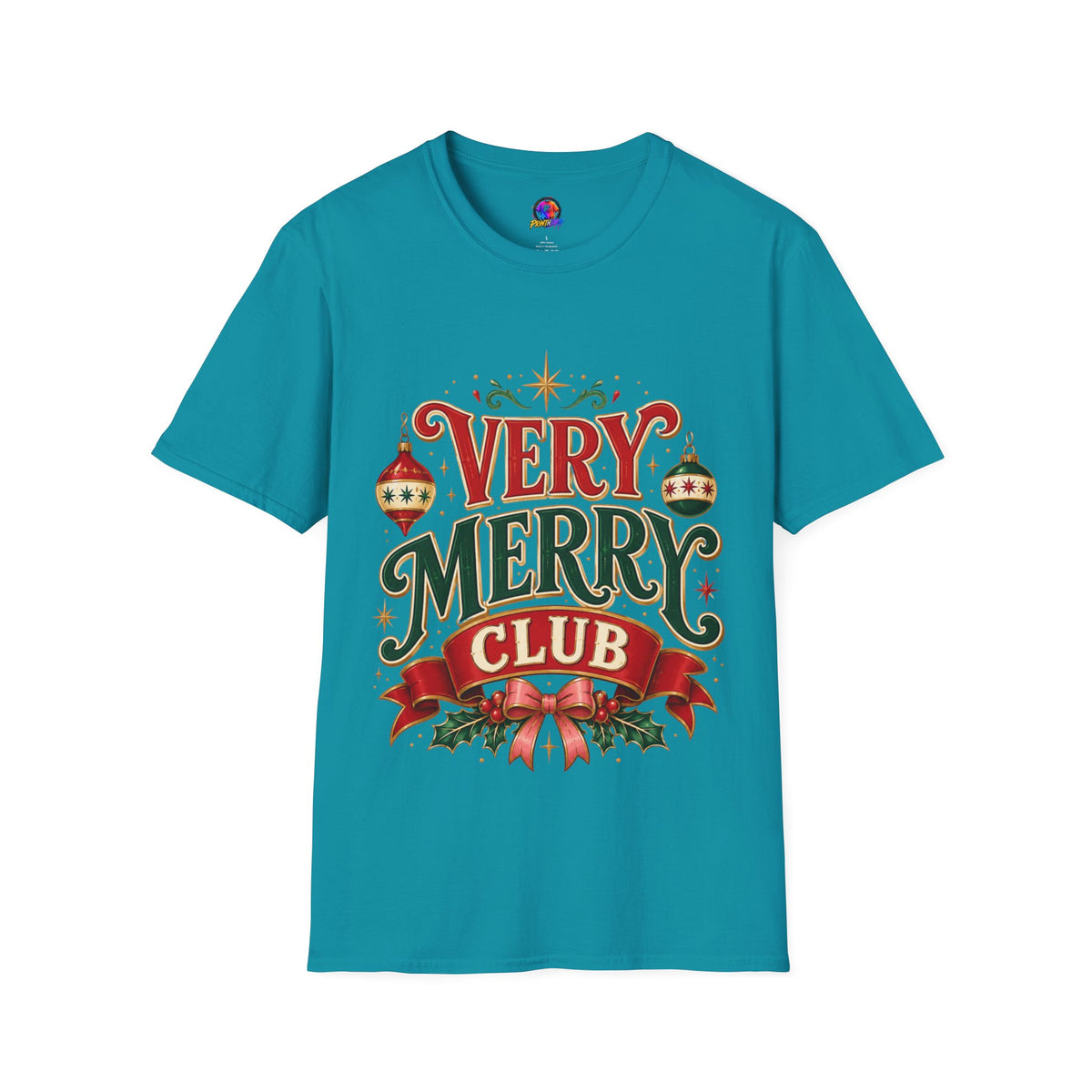 Very Merry Club T-Shirt — Festive Christmas Holiday Tee