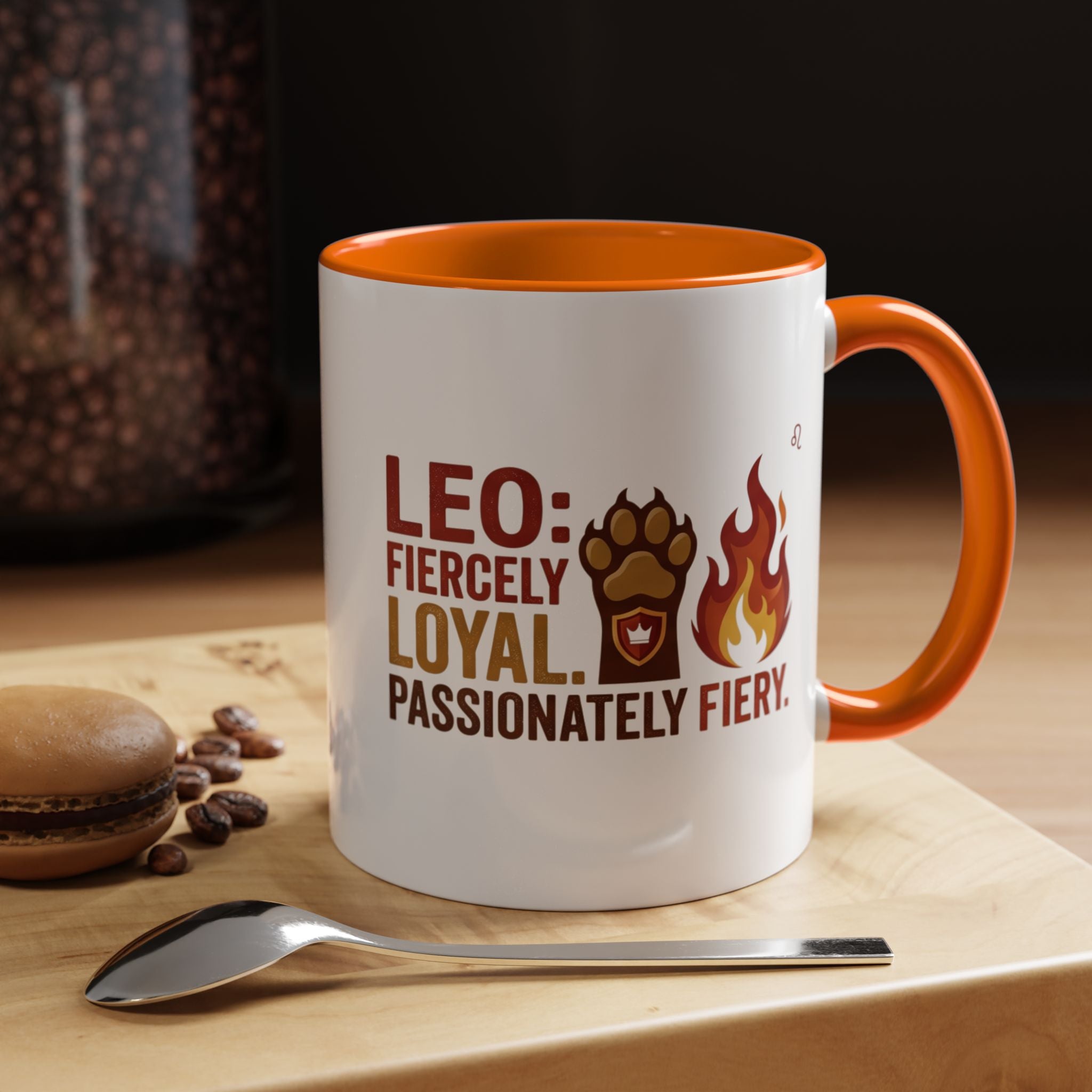 Leo Zodiac Coffee Mug – Fiercely Loyal, Passionately Fiery Accent Mug