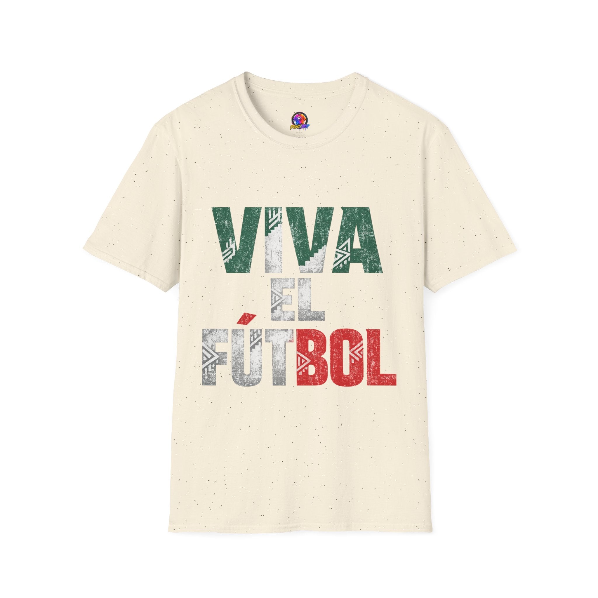 Mexico T-Shirt — "Viva El Fútbol" Mexican Soccer Graphic Tee
