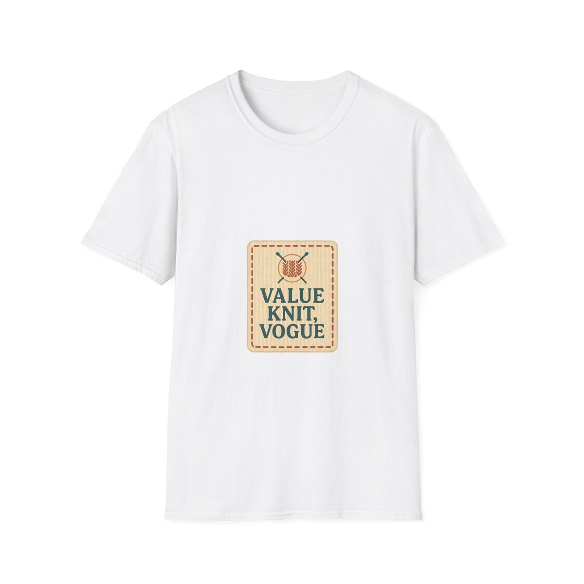 Value Knit Vogue T-Shirt — Vintage Knitting Graphic Tee - Trending Now - October 2026