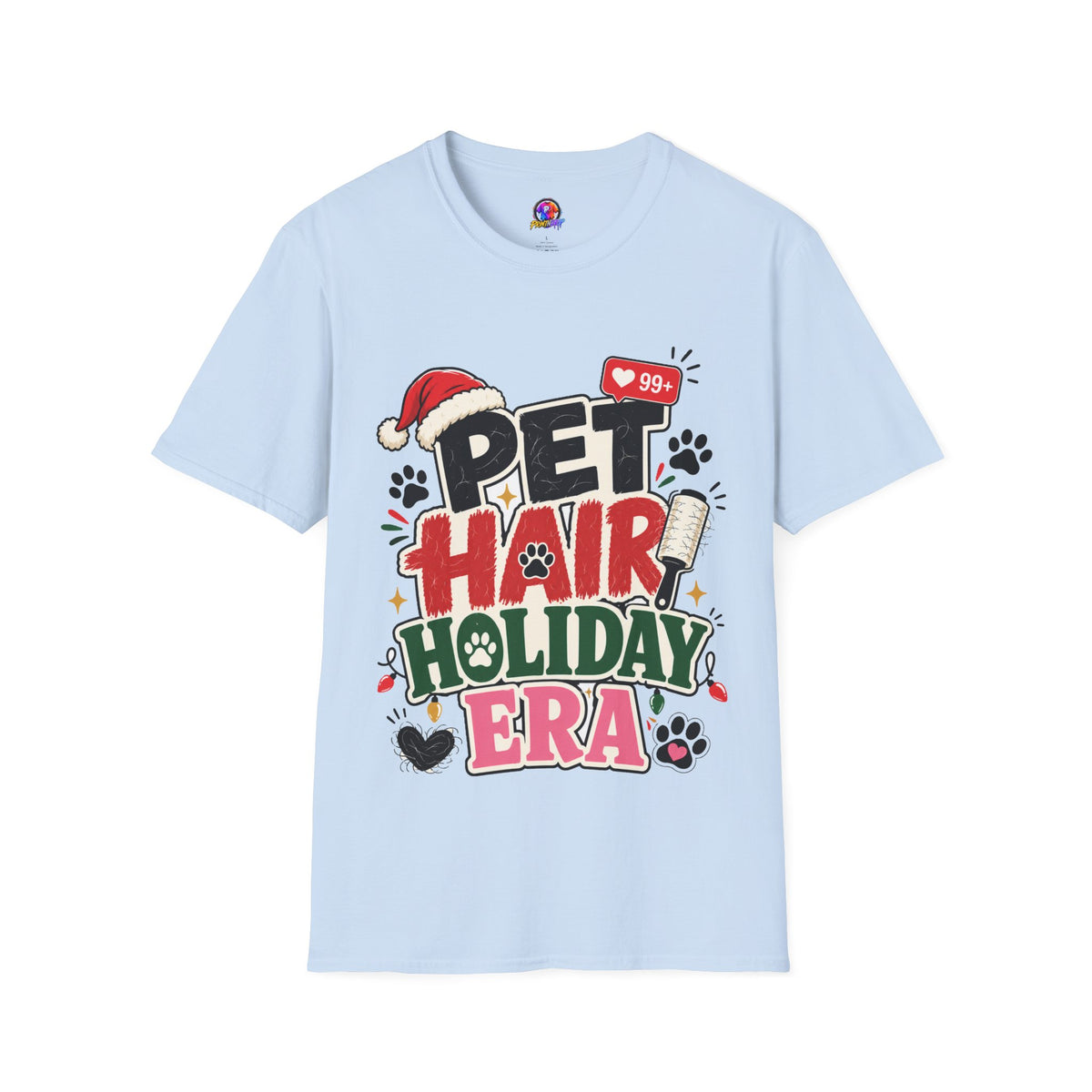 Pet Hair Holiday Tee — Funny Christmas Shirt for Pet Lovers