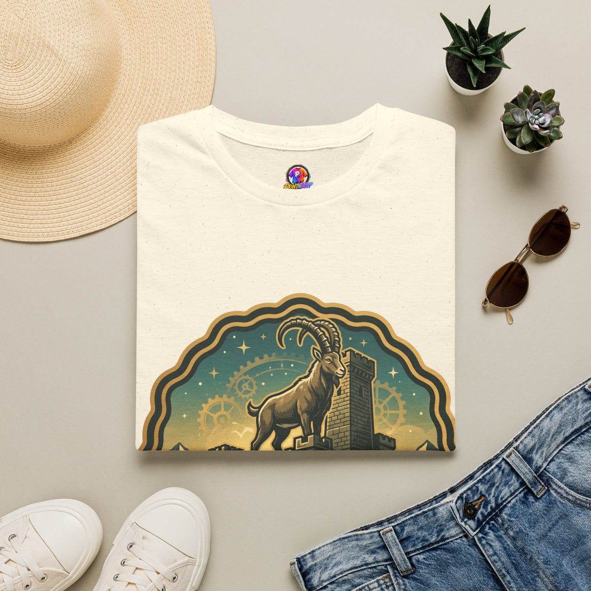 Capricorn Energy T-Shirt — "Silent Moves, Loud Results" Zodiac Tee