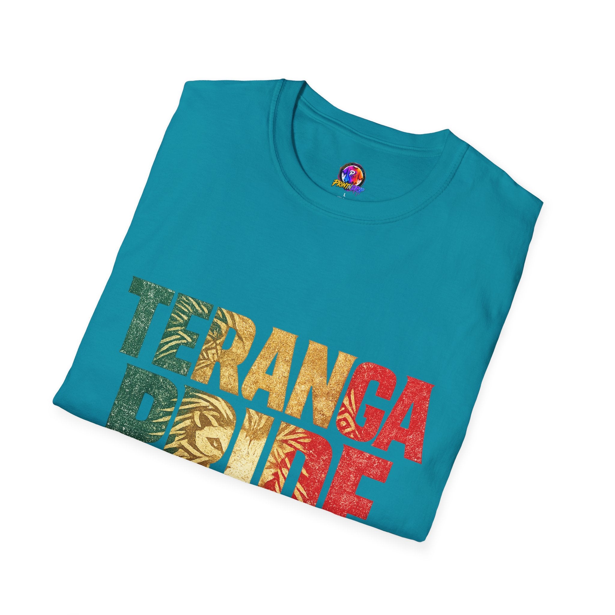 Senegal Teranga Pride T-Shirt — Senegal Flag Colors & Lion Graphic