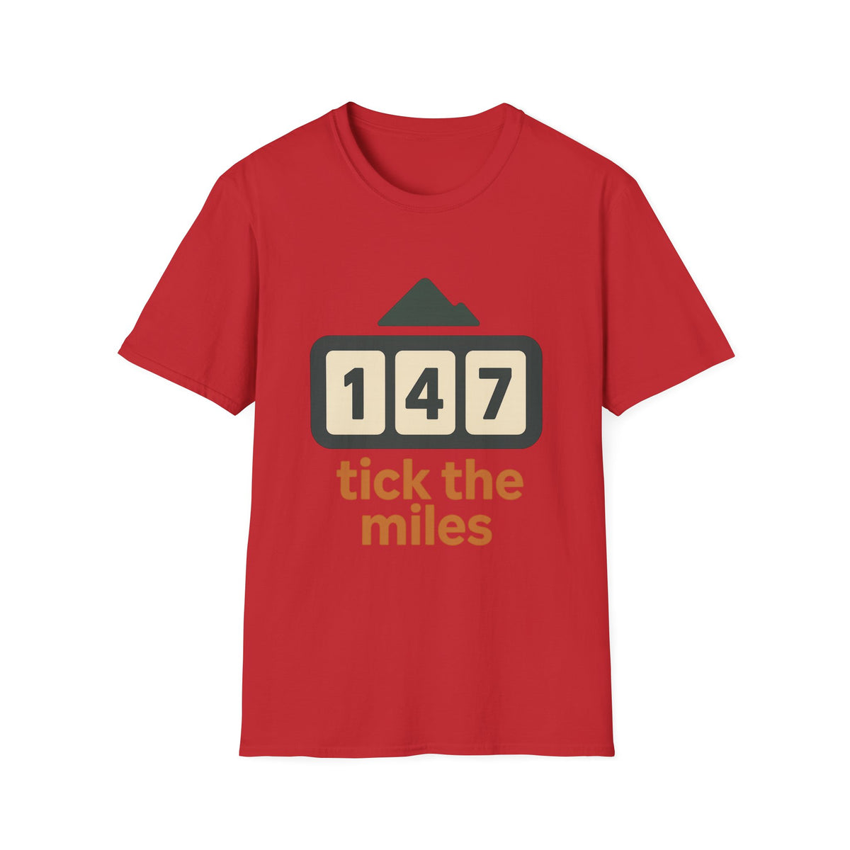 T-Shirt — 'Tick the Miles' Mileage Counter Graphic Tee - Trending Now - September 2026