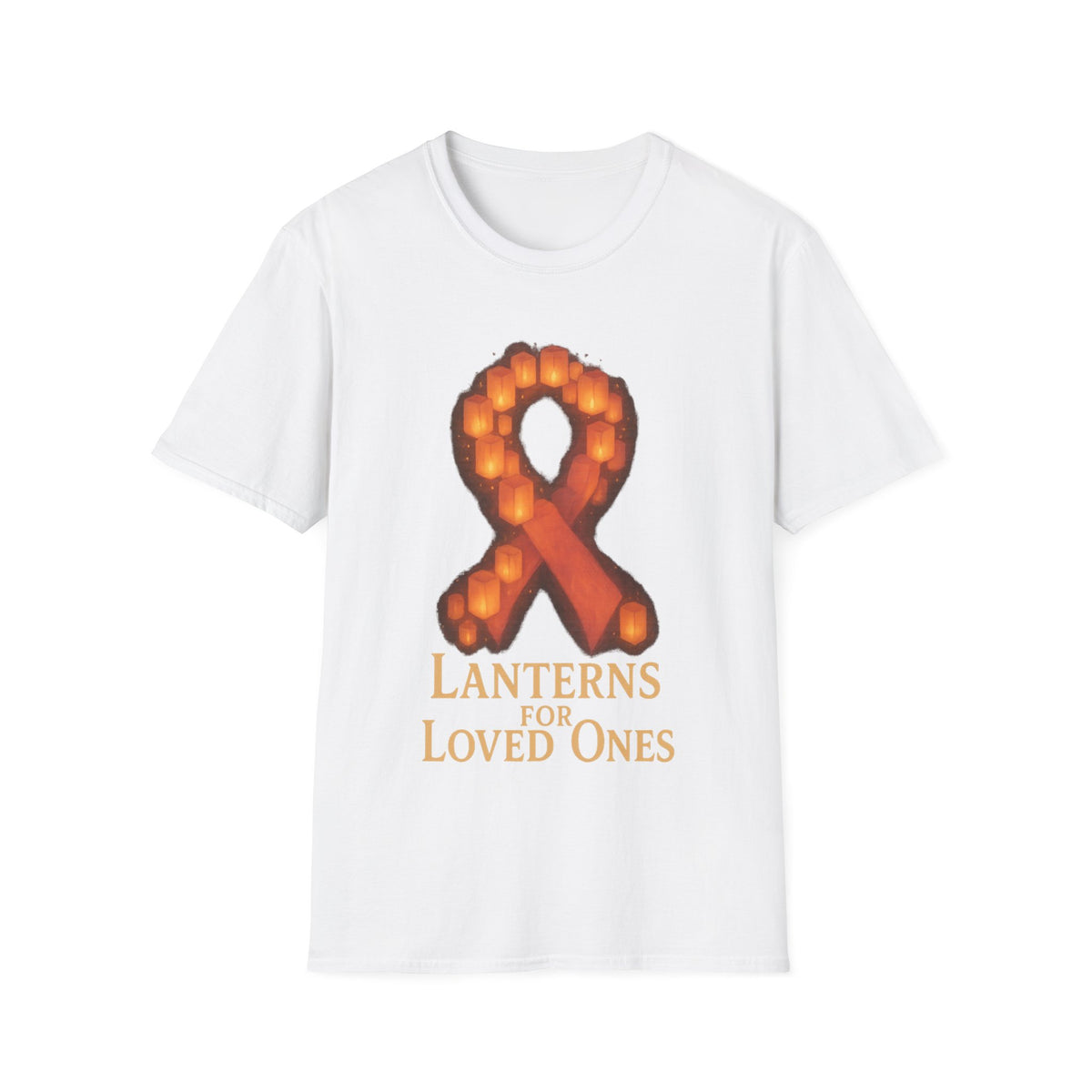 Lanterns For Loved Ones Orange Ribbon Graphic Tee, Leukemia MS ADHD Awareness T-Shirt - Trending Now - September 2026
