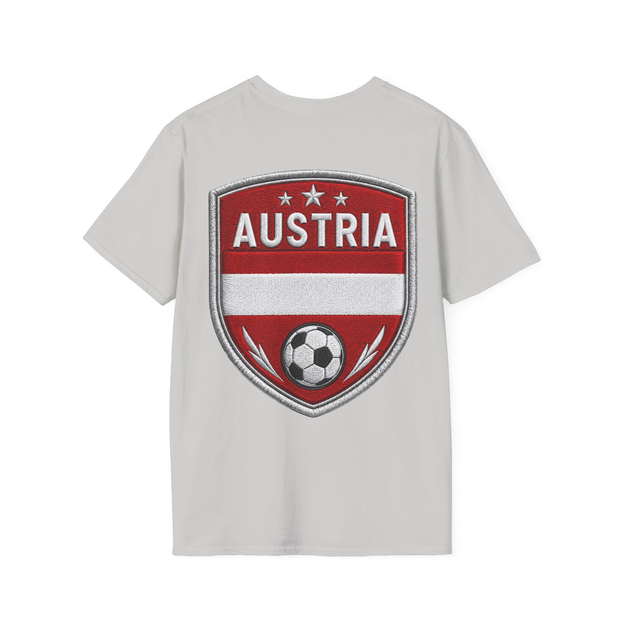 Austria  Alpine Charge Soccer T-Shirt — Mountain Football Graphic Tee -