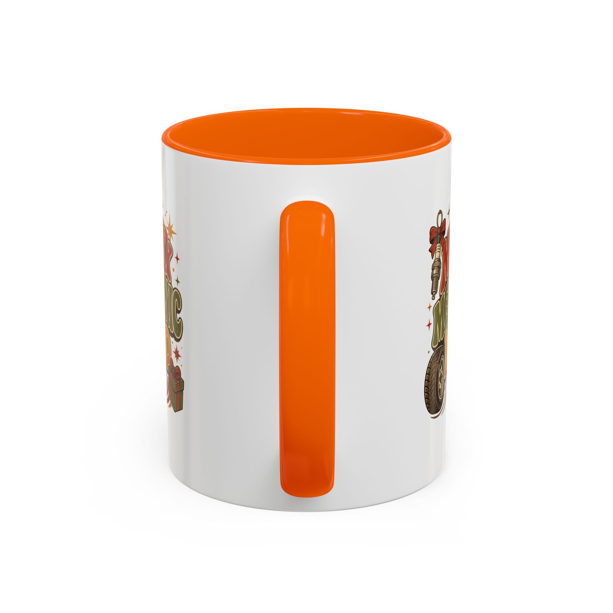 Modern Day Christmas Merry Mechanic Mood Coffee Mug — Holiday Auto Mechanic Gift