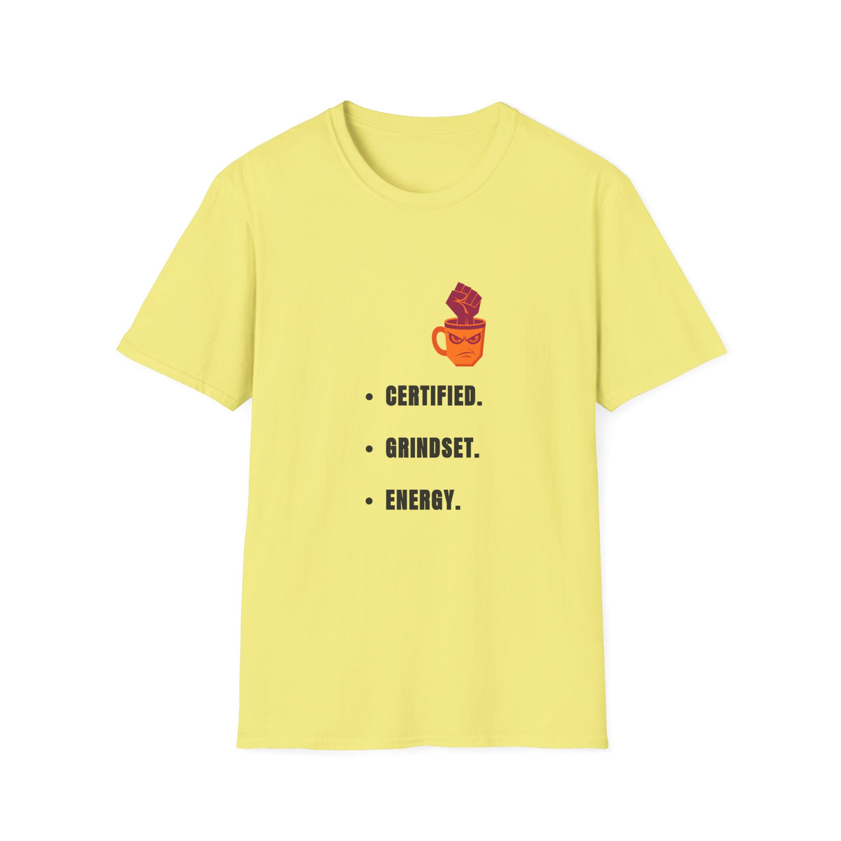 Certified Mindset Tee — "Certified. Mindset. Energy." Motivational Graphic T-Shirt - Trending Now - September 2026