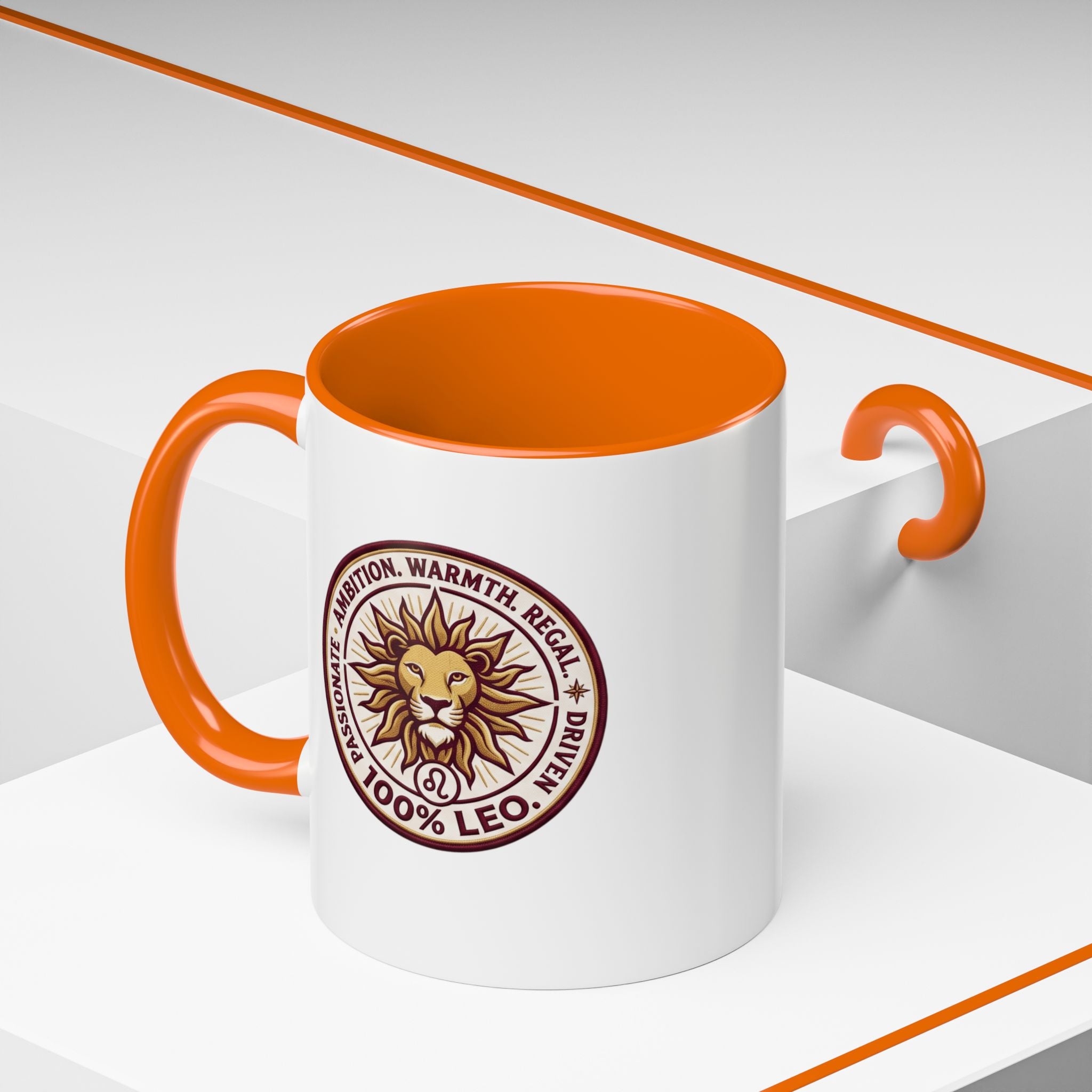 Leo Zodiac Coffee Mug — 100% Leo Lion Horoscope Gift