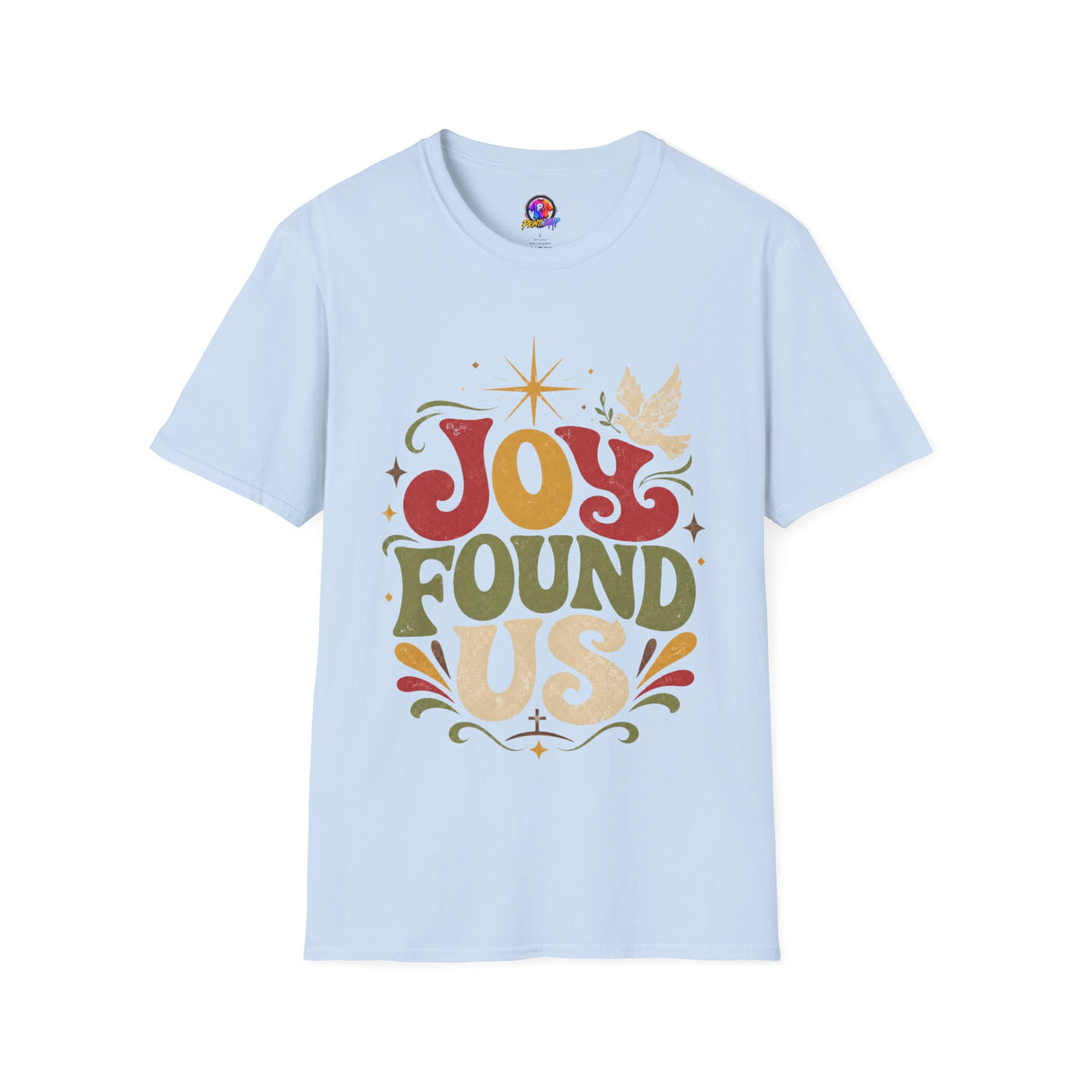 Joy Found Us T‑Shirt — Retro Christmas Holiday Graphic Tee