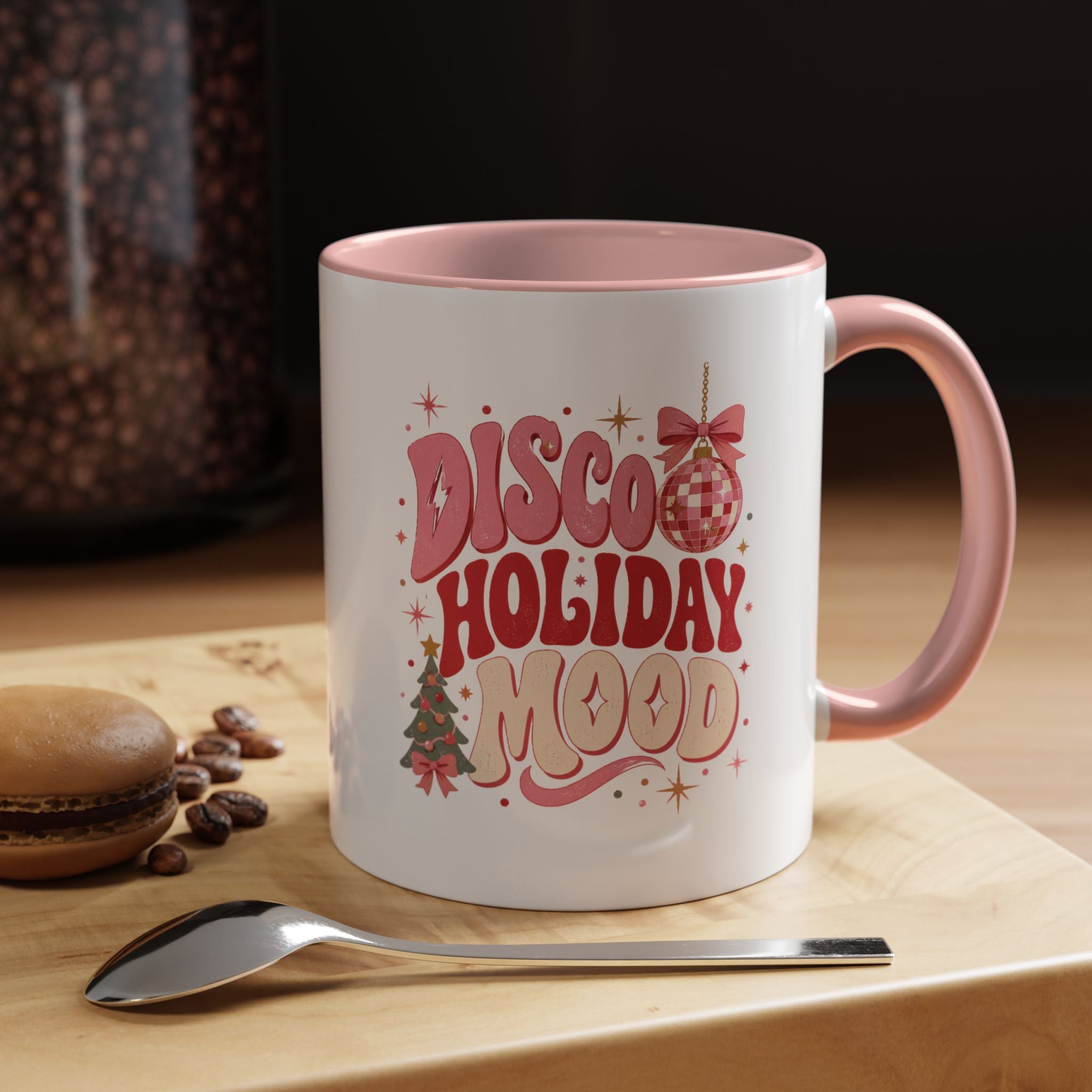 Modern Day Christmas Disco Holiday Mood Coffee Mug