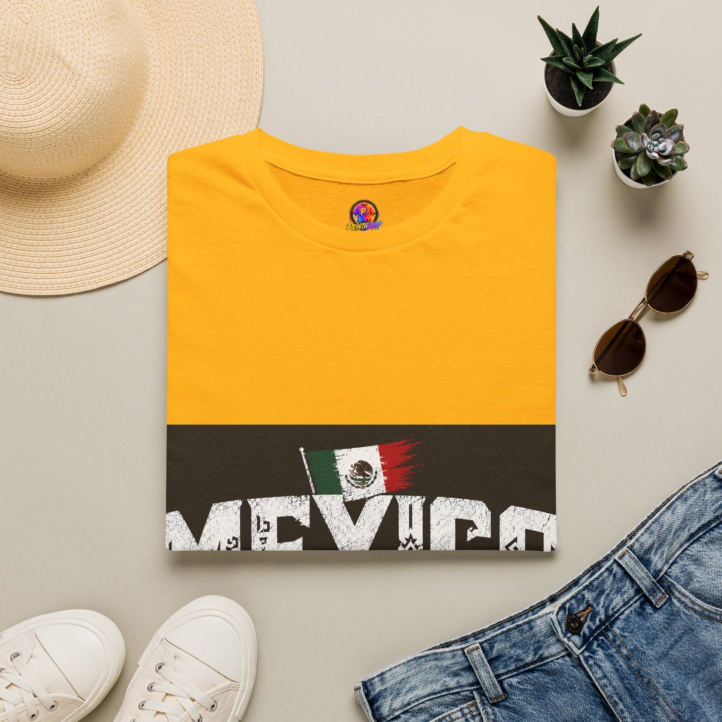 Mexico Vintage Flag T-Shirt