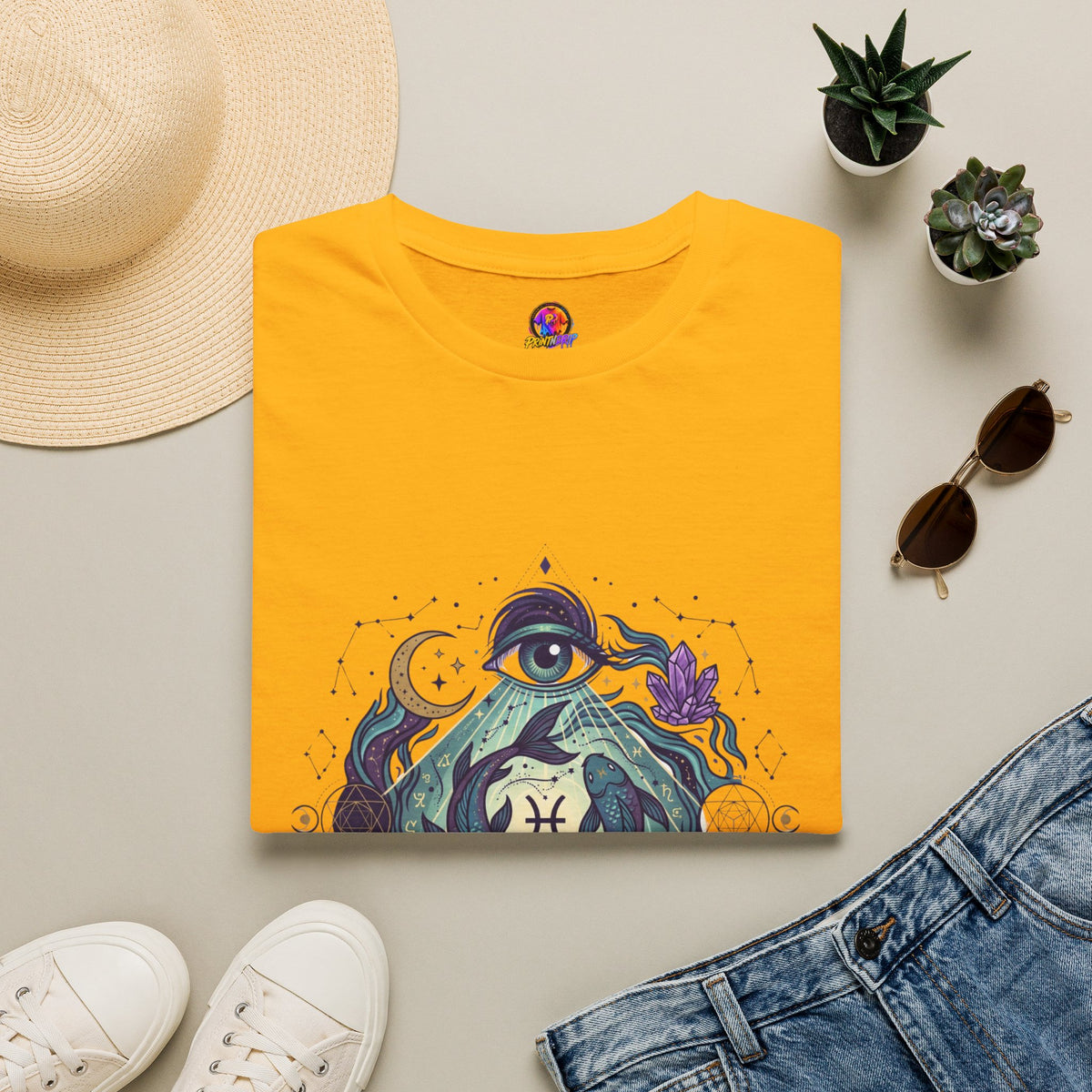 Pisces Mystic T-Shirt — 'I See Things You Don't' Astrology Tee