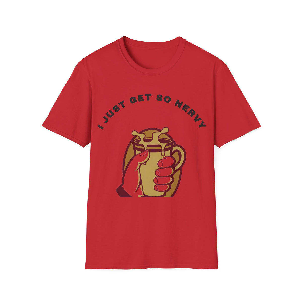 T-Shirt — “I Just Get So Nervy” Nervous Sloth Graphic Tee - Trending Now - September 2026
