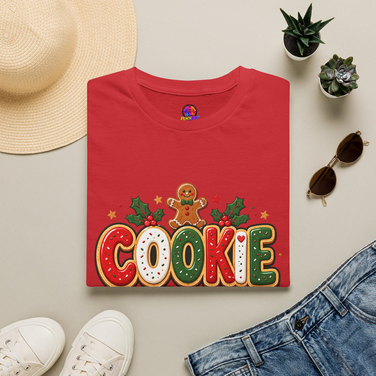 Cookie Crew T-Shirt — Christmas Gingerbread Holiday Tee