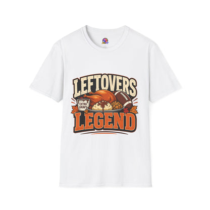 Leftovers Legend T-Shirt — Thanksgiving Football Turkey Graphic Tee