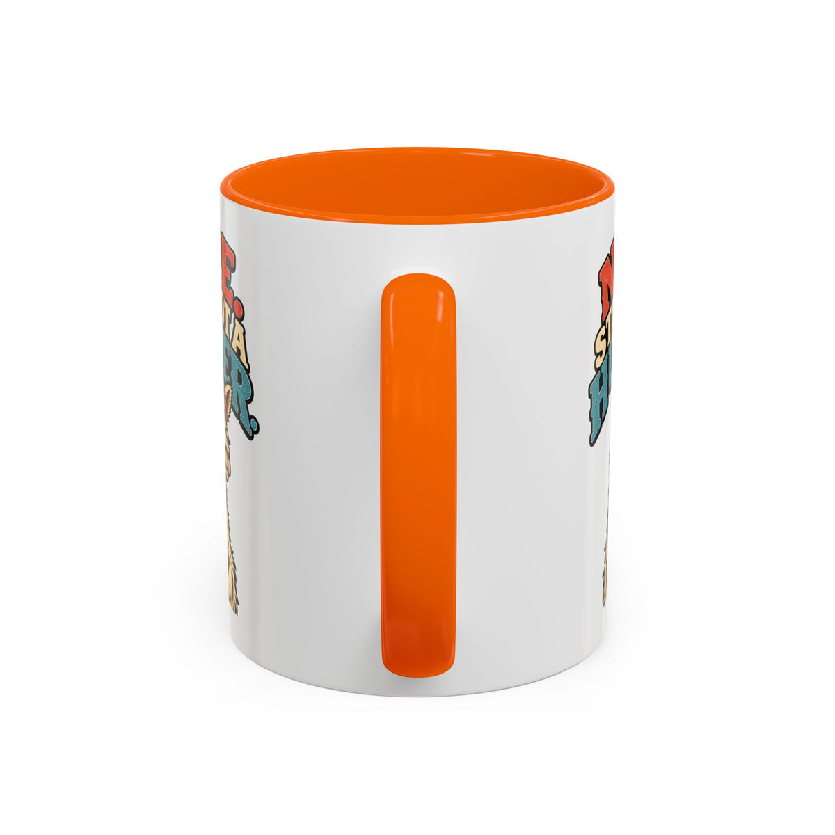 Funny And Witty "Nope Still Not Hugger" Accent Coffee Mug (11, 15oz)