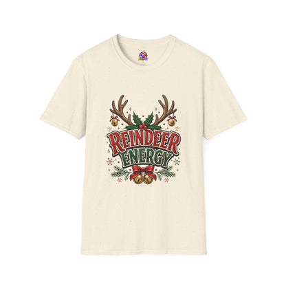 Reindeer Energy Christmas T-Shirt