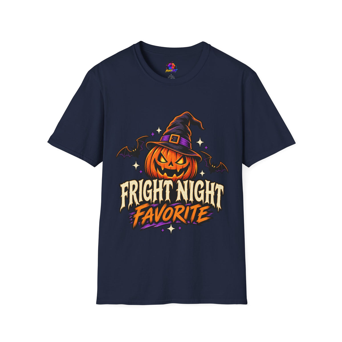 Halloween Pumpkin Tee — "Fright Night Favorite" Graphic T-Shirt