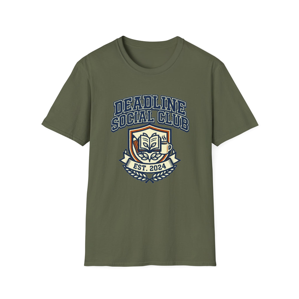 Deadline Social Club T-Shirt — Retro Collegiate Badge Tee - Trending Now - August 2026