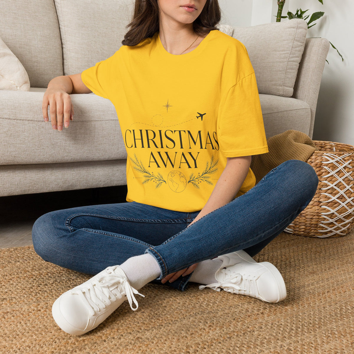 Christmas Away T-Shirt — Holiday Travel Graphic Tee
