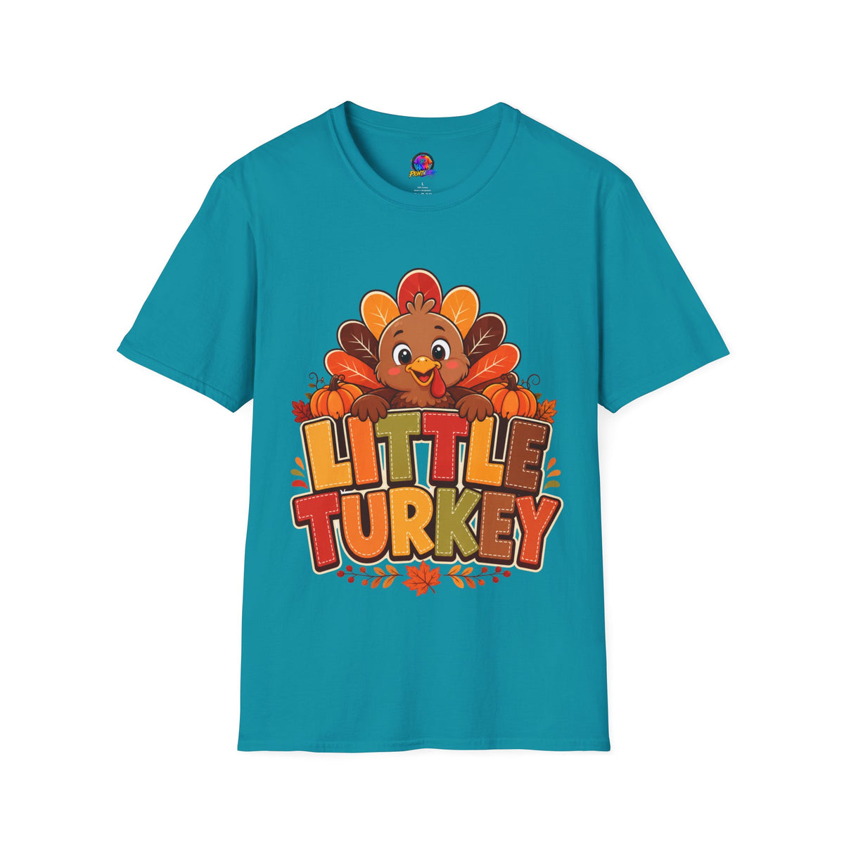 Thanksgiving T-Shirt Little Turkey T‑Shirt – Cute Thanksgiving Kids & Family Tee