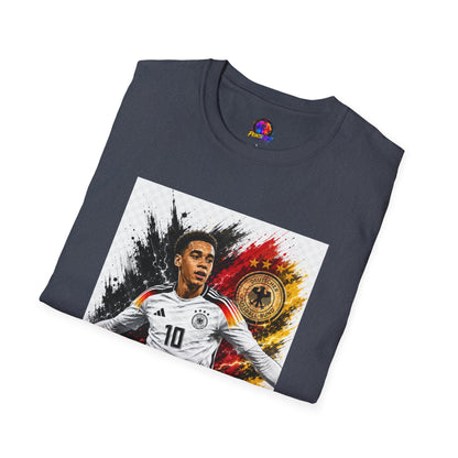 Germany Soccer Player Graphic T-Shirt — Jamal Musiala Germany Jersey Design
