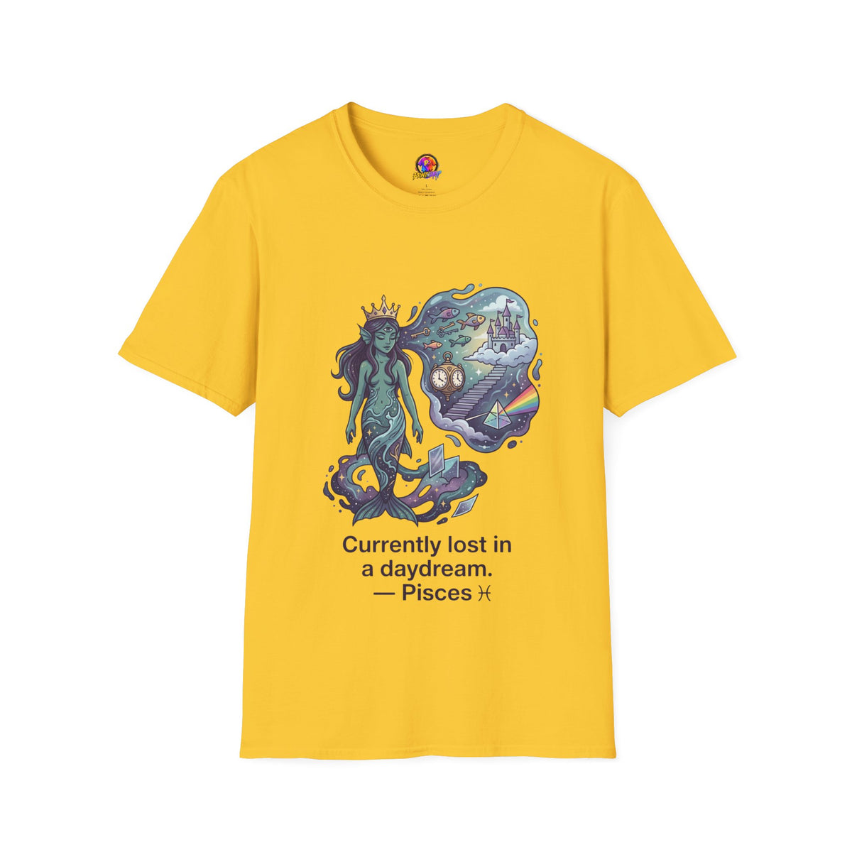 Pisces Daydream T-Shirt — 'Currently Lost in a Daydream' Zodiac Graphic Tee